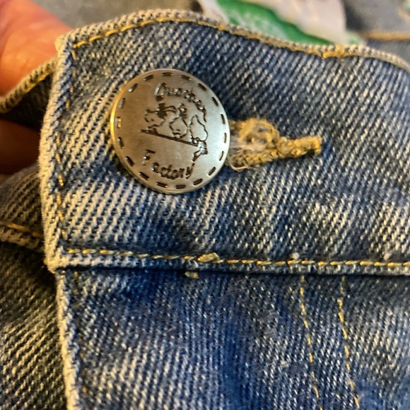 Quacker Factory MOM snowman jeans size 10 Runs small - Picture 7 of 8
